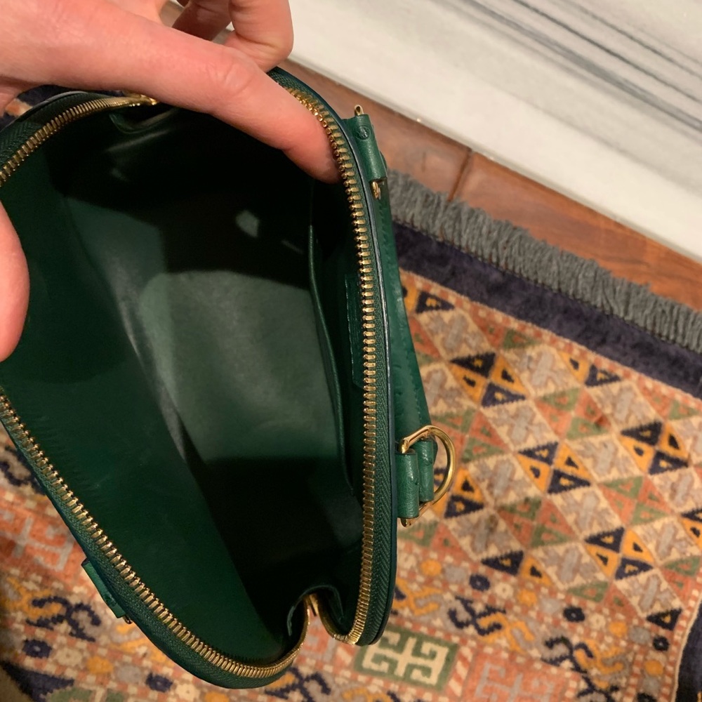 ❇️Sold❇️Louis Vuitton Ostrich Exotic Alma BB green - Picture 7 of 8